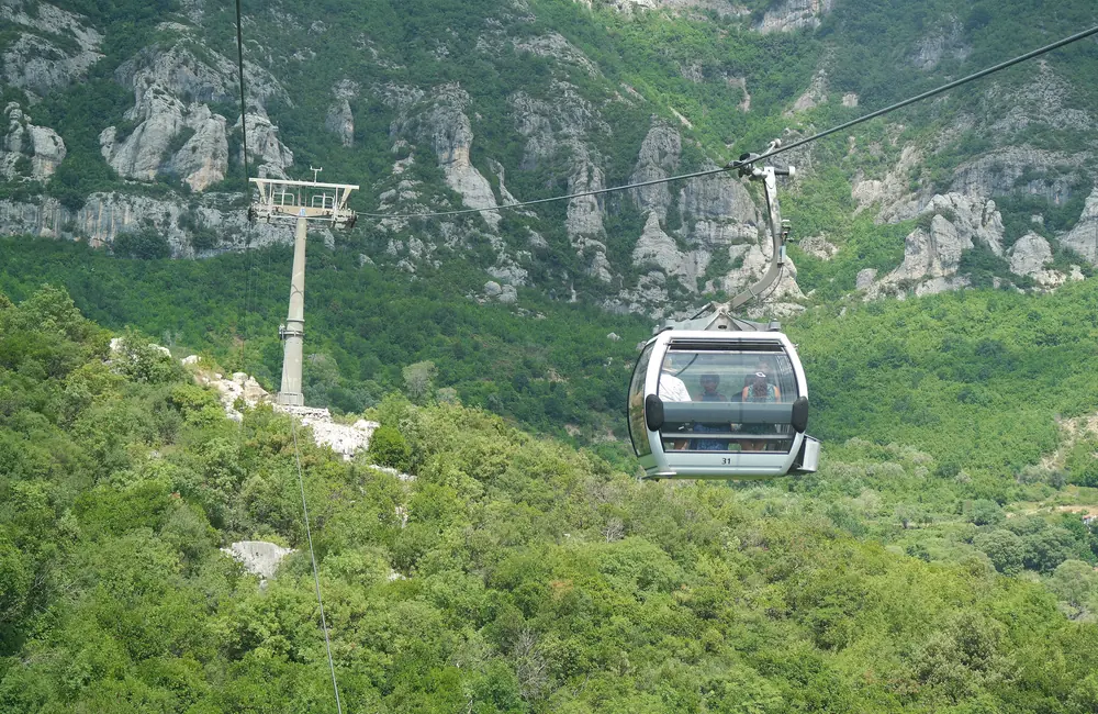 Tirana and Dajti mountain
